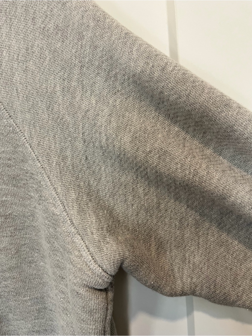 IMOGENE AND WILLIE crew neck cotton gray minimalist preppy sweatshirt size M - Picture 3 of 10